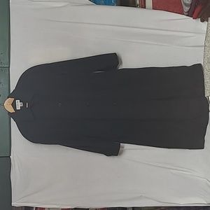 Preston & York 100% Lambswool Long Trench Coat Sz 12
